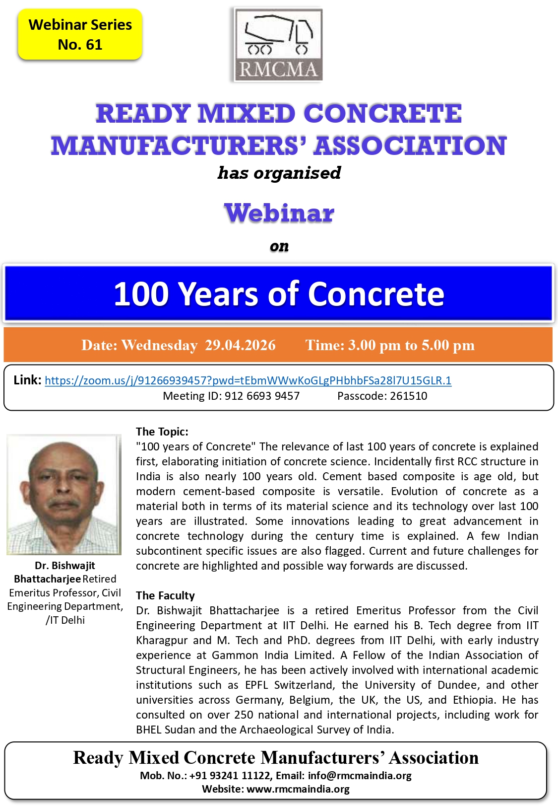 Webinar on 29.04.2026 